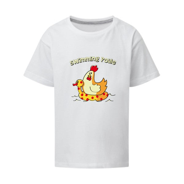 swimming poule SG - Kids T-shirt enfant White Taille 152 (11-12/2XL)