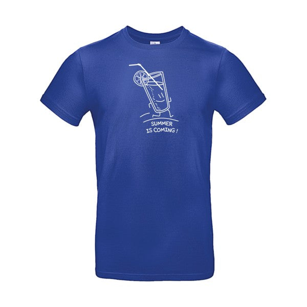 Summer is coming !Flex Blanc - E190 T-shirt|Cobalt Blue||2XL