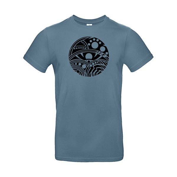 EyeFlex noir- T-shirt E190|Stone Blue||2XL