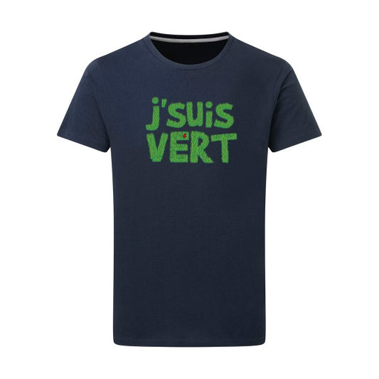 T-shirt homme Suis vert - T-shirt écologique et humoristique Denim 3XL