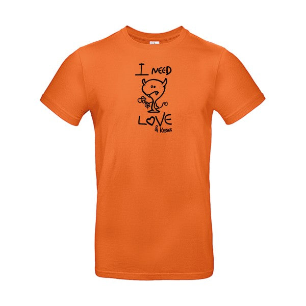 LOVER flex noir B&C - E190 T-shirt|Urban Orange||2XL