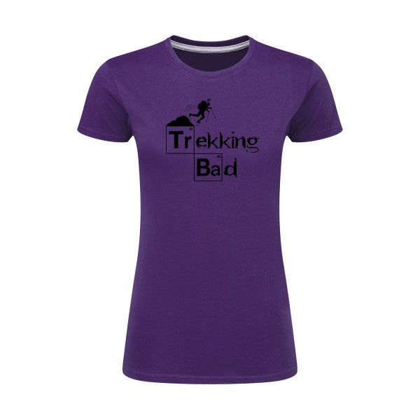 Trekking bad | Noir |T shirt original femme|SG