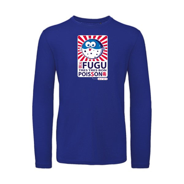 Fugu | T-shirt original LSL Cobalt Blue 2XL