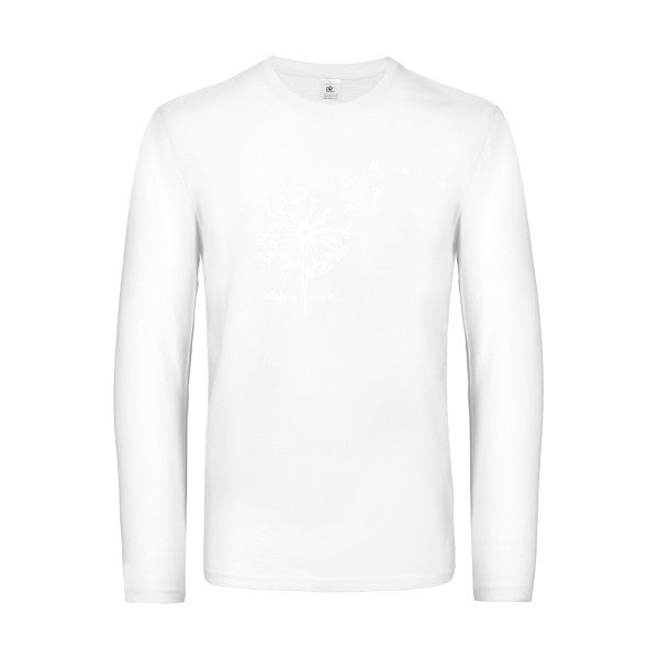 make a wish - t shirt- manches- longues- original- humour- White impression Face