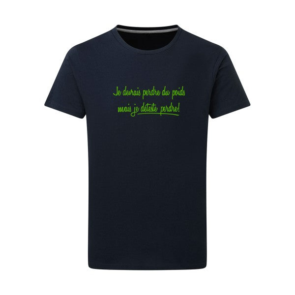 Né pour gagner vert pomme -Flex vert pomme sur T-shirt SG  Navy  5XL