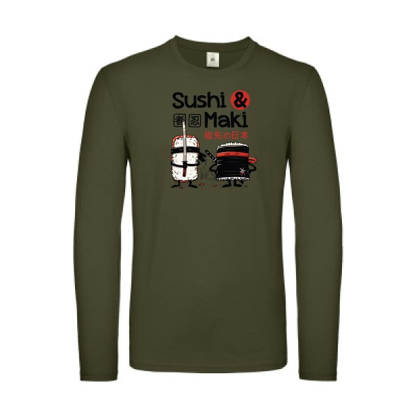 Sushi et Maki B&C - E150 LSL T-shirt manches longues léger