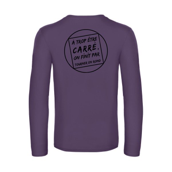 cercle vicieux - t shirt- manches- longues- original- humour- Urban Purple impression Dos