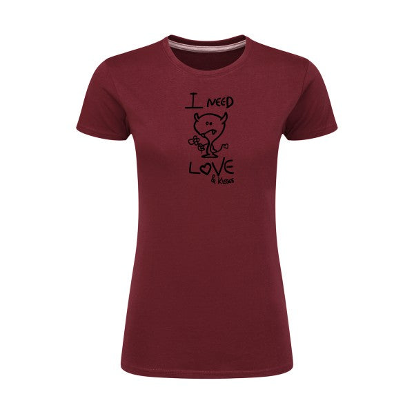 LOVER | Noir |T shirt original femme|SG