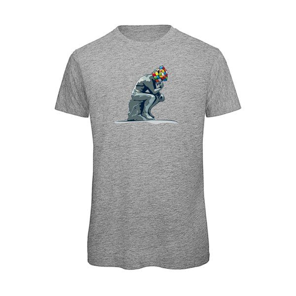 T-shirt humour original Reflexion En Cours T Shirt couleur Sport Grey