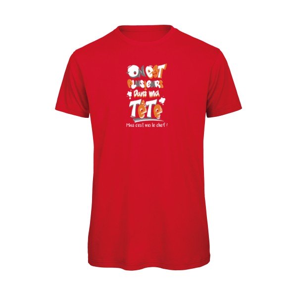 T-shirt humour original C Est Moi Le Chef T Shirt couleur Red