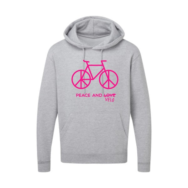 Peace and vélo Rose Fluo SG - Hooded Sweatshirt Sweat capuche