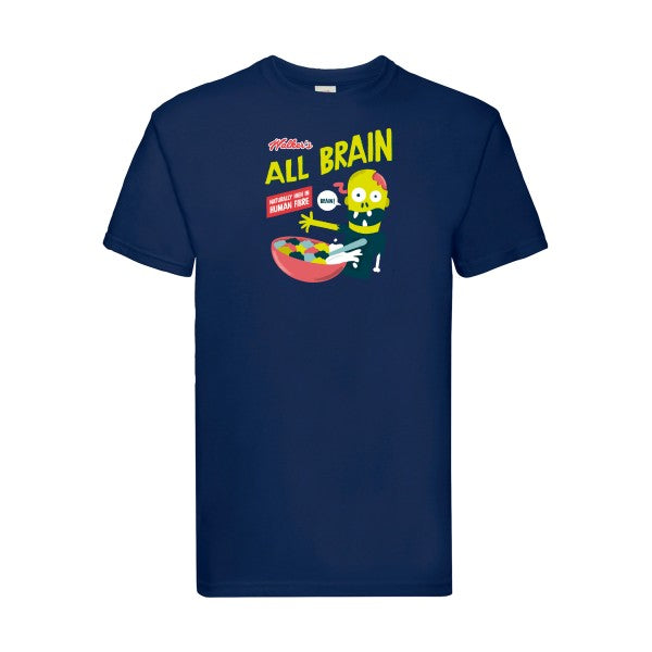 All brain Fruit of the loom 205 g/m² T-shirt