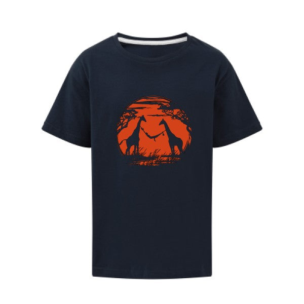 girafe SG - Kids T-shirt enfant Navy Taille 140 (9-10/XL)