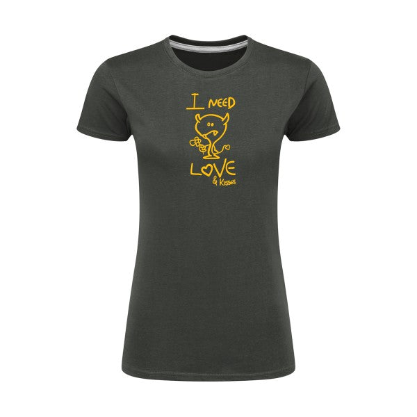 LOVER | jaune Or |T shirt original femme|SG