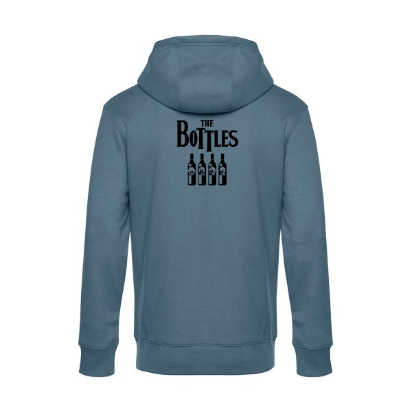 The-Bottles sweat shirt original nordic blue flex Noir impression Dos