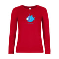 t-shirt lsl femme To-be-different-  Red flex 