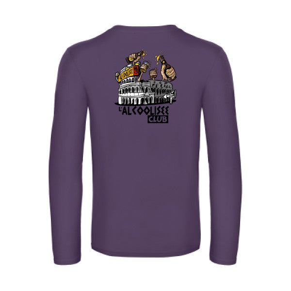 alcoolizee-t-shirt-manches-longues-original-humour -Urban Purple