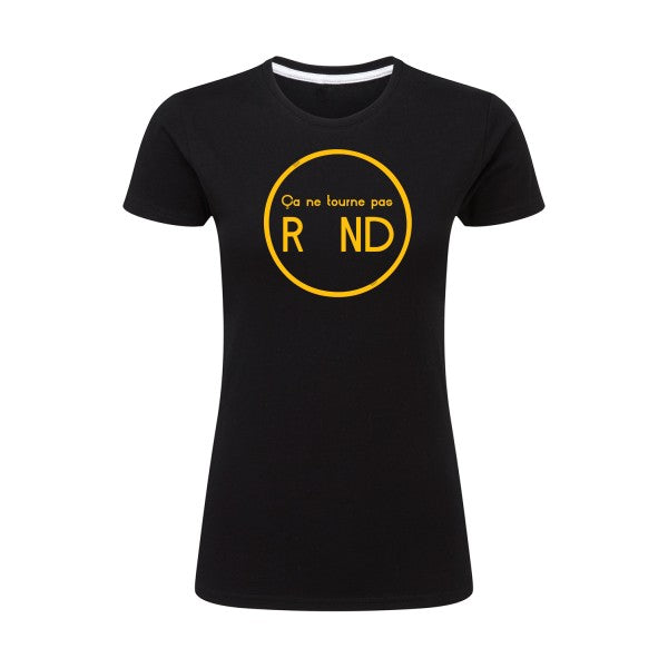 ça ne tourne pas rond !| jaune Or |T shirt original femme|SG