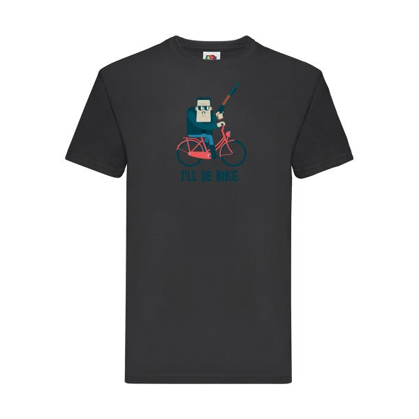 I'll be bike Fruit of the loom 205 g/m² T-shirt/ noir