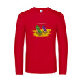 on-n-est-pas-bio-la-?-t-shirt-manches-longues-original-humour -Red