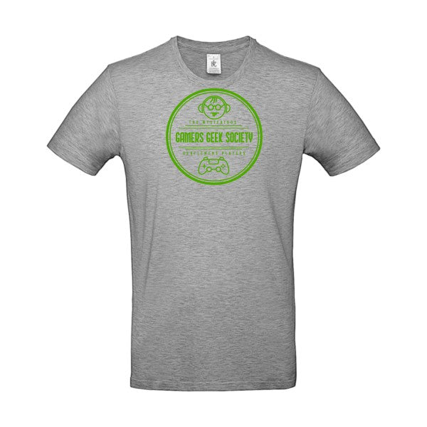 Gamers social club Flex Vert pomme |E190 T-shirt|Sport Grey||5XL