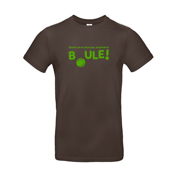 Perdre la boule ! Flex Vert pomme |E190 T-shirt|Brown||2XL