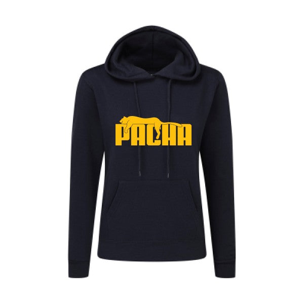 Pacha jaune Or |Sweat original à capuche Femme