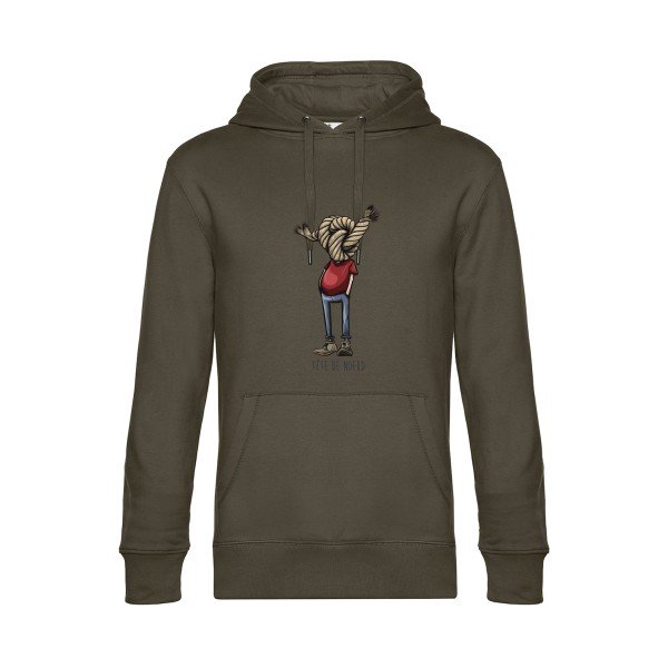 Tete-de-noeud- Sweat à capuche original Khaki - RueDuTeeshirt