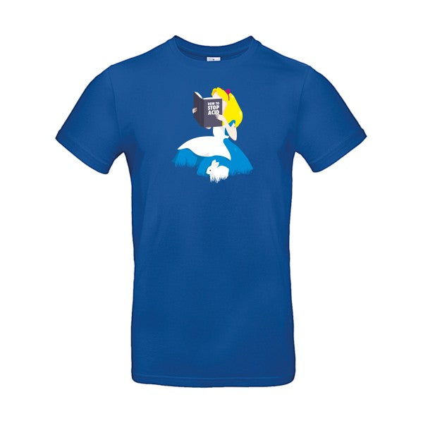 T-shirt humour original Back From Wonderland T Shirt couleur Royal Blue