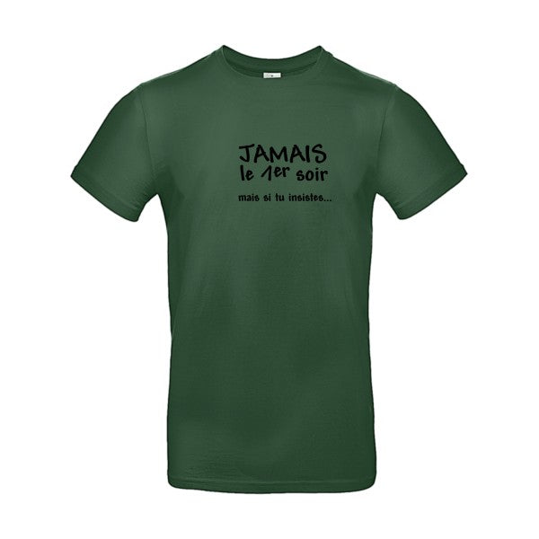 JAMAIS... Flex noir |E190 T-shirt|Bottle Green||2XL