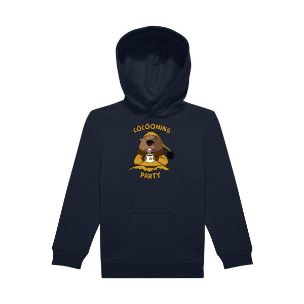 sweat capuche enfant Navy- Cocooning