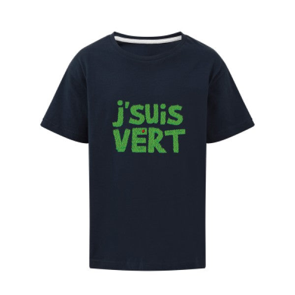 J'suis vert SG - Kids T-shirt enfant Navy Taille 140 (9-10/XL)