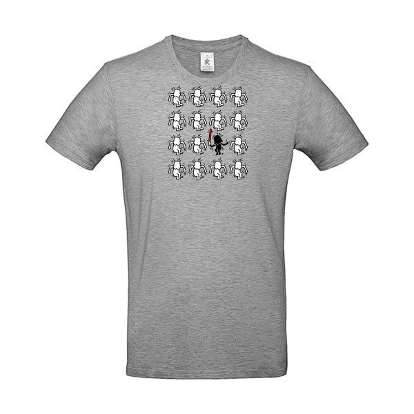 T-shirt humour original haring warsr T Shirt couleur Sport Grey