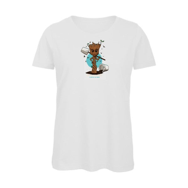 Plantez-un-arbre- - t-shirt original femme White