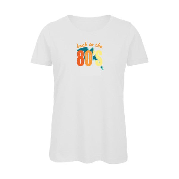 annee-80-t-shirt-bio femme White
