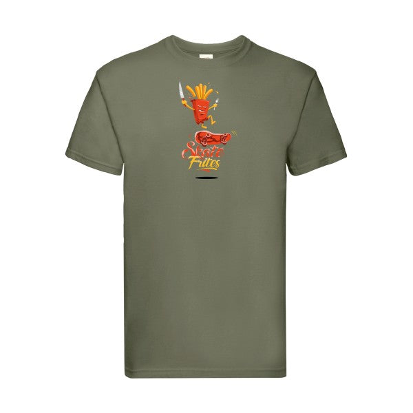 SKATE Fruit of the loom 205 g/m² T-shirt/ classic olive