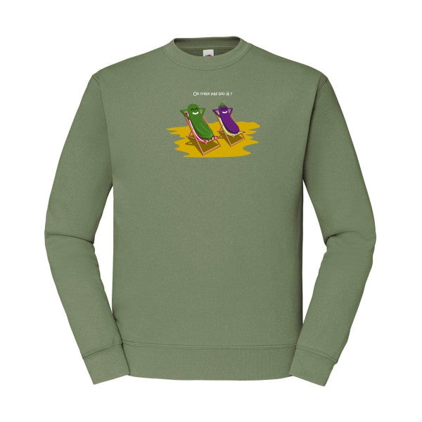 On n'est pas bio là ? Fruit of the loom 280 g/m² Sweat shirt