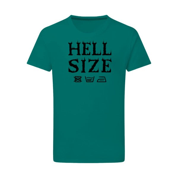 HELL SIZE ! - Flex noir Tshirt original Emerald Green  2XL