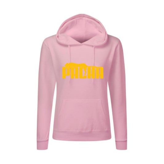 Pacha jaune Or |Sweat original à capuche Femme