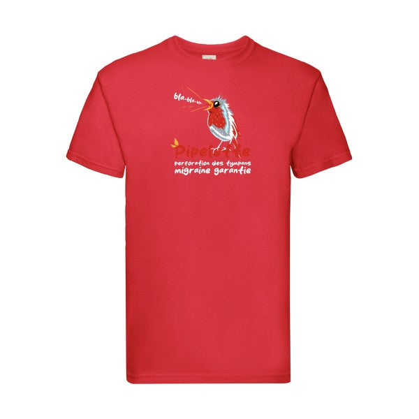 Pipelette  Fruit of the loom 205 g/m² T-shirt/ Red