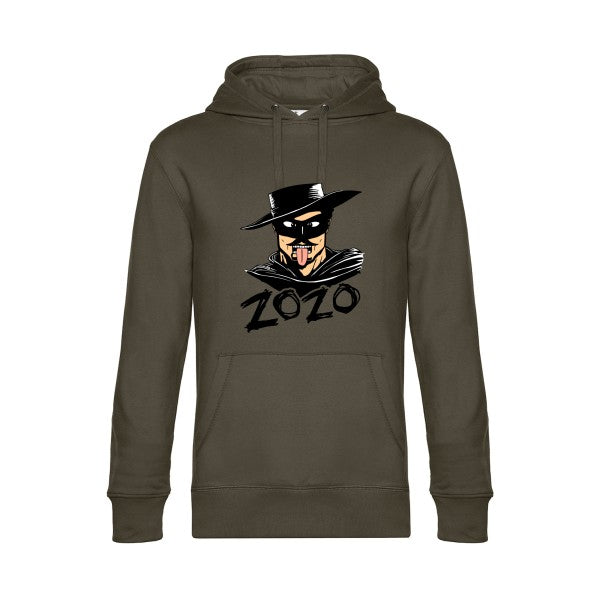 Zozo-- Sweat à capuche original Khaki - RueDuTeeshirt