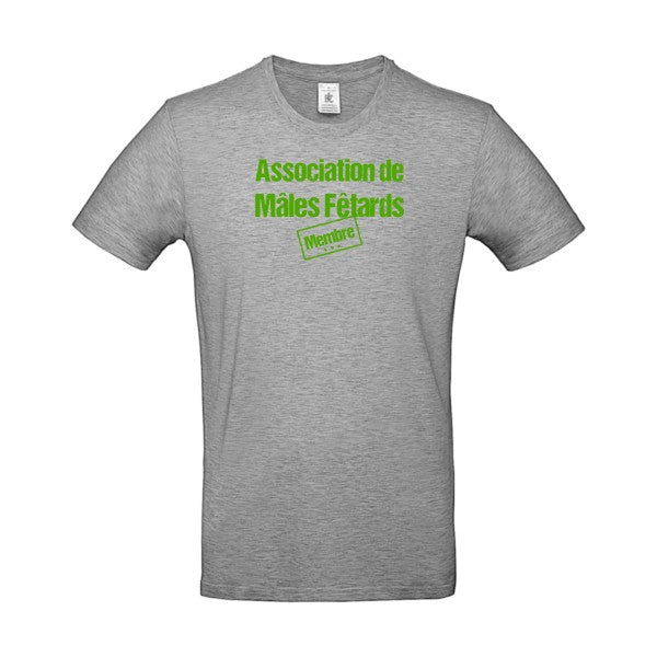 Association de Mâles Fêtards Flex Vert pomme |E190 T-shirt|Sport Grey||5XL