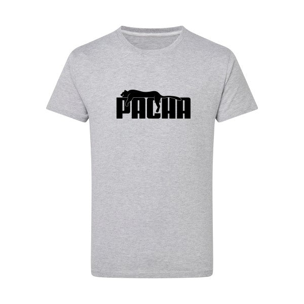 Pacha noir -Flex noir sur T-shirt SG  Light Oxford  5XL