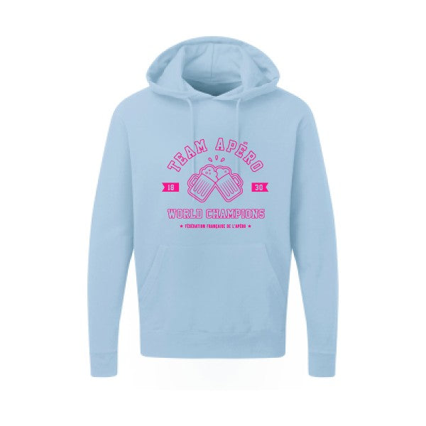 Team apéro Rose Fluo SG - Hooded Sweatshirt Sweat capuche