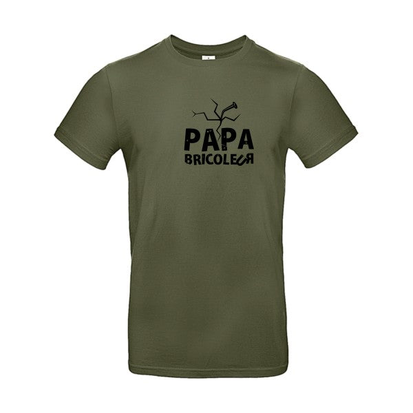 Papa bricoleur Flex noir |E190 T-shirt|Urban Khaki||2XL