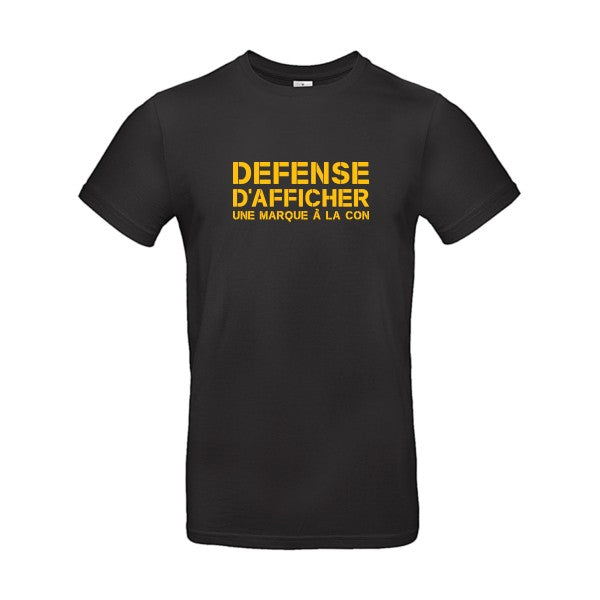 Marque à la ConFlex jaune or - E190 T-shirt|Black||5XL