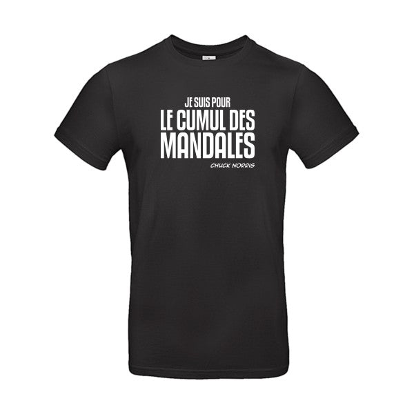 Cumul des Mandales B&C - E190 T-shirt|Black||5XL