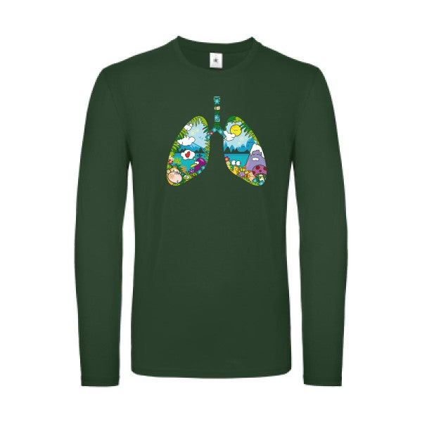 happy lungs B&C - E150 LSL T-shirt manches longues léger