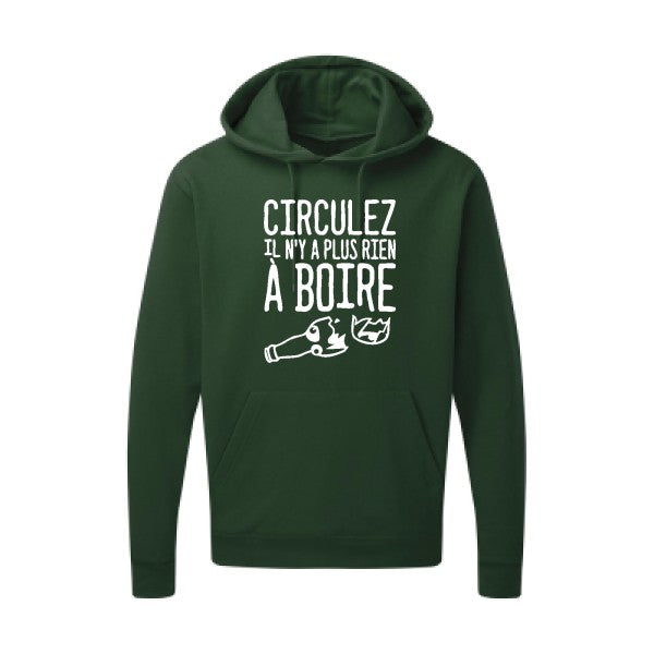 Circulez il n'y a plus rien à boire Blanc SG - Hooded Sweatshirt Sweat capuche