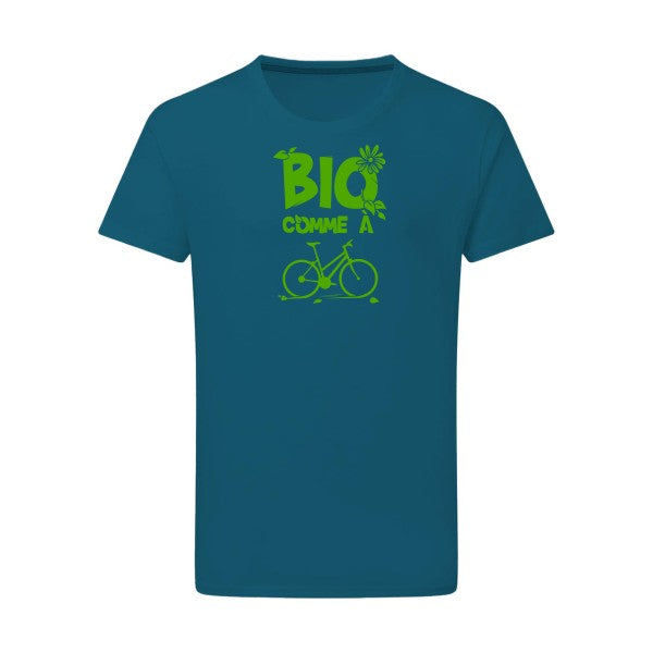 Bio comme un vélo - Flex Vert pomme Tshirt original Petrol  2XL